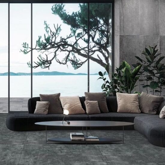 60×120 cm Itaka Cement Dark (~216 SEK/m²)